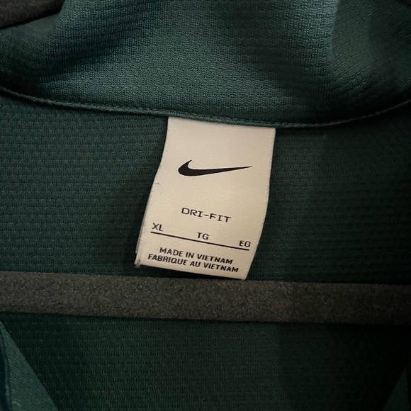 Nike Teal/Emerald Dri-Fit 1/4 Zip - Picture 2 of 2